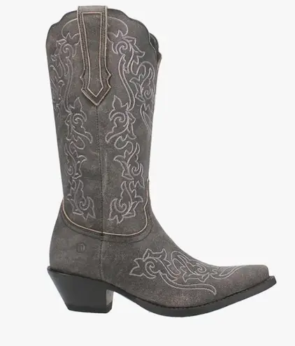 Dingo Flirty N' Fun Embroidered Cowboy Boots Mid Calf Mid Heel