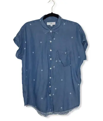 Thread and Supply -Chambray Button down Shirt-NWOT-Sz Med.