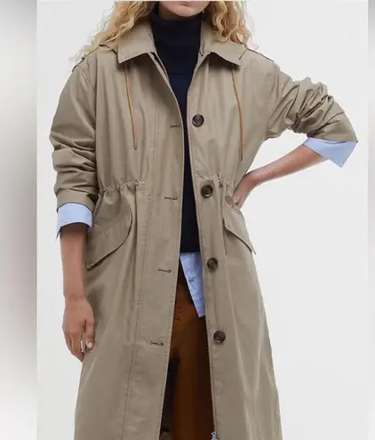 Barbour Fearne Waterproof Trench with Removeable Hood