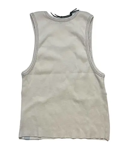 Daydreamer The Backstage Tank in Dirty White XS New