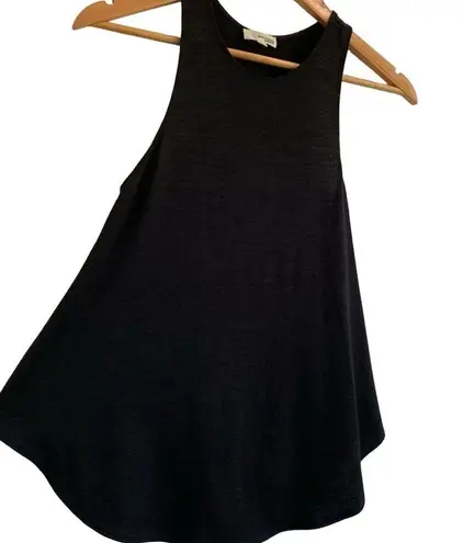Wilfred Free Aritzia Burnette Swing Flowy Racerback Basic Tank Top Black Small