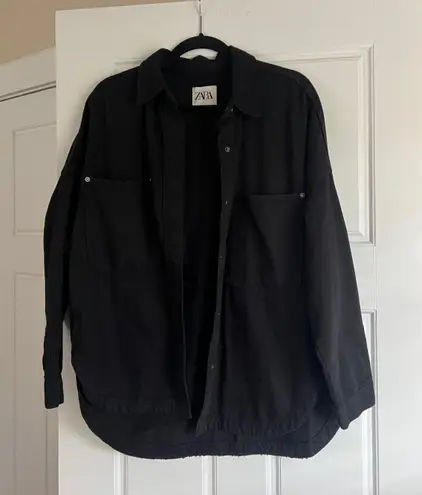 ZARA Black Utility Jacket