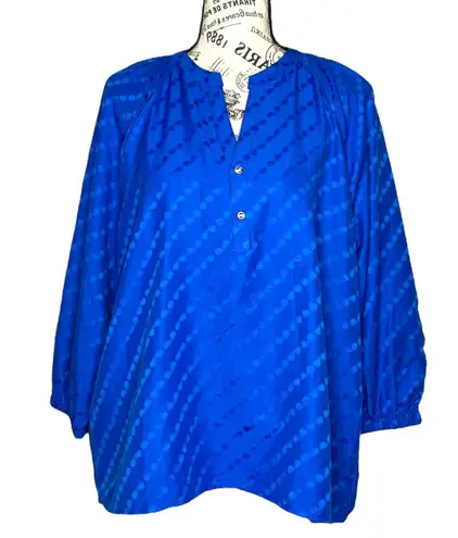 Karl Lagerfeld Paris MEDIUM Sunglass Jacquard Blouse