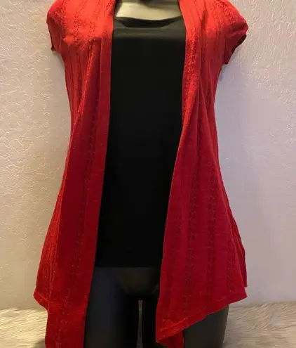 Heart Soul Red & Black Tank Top with Light Over Sweater