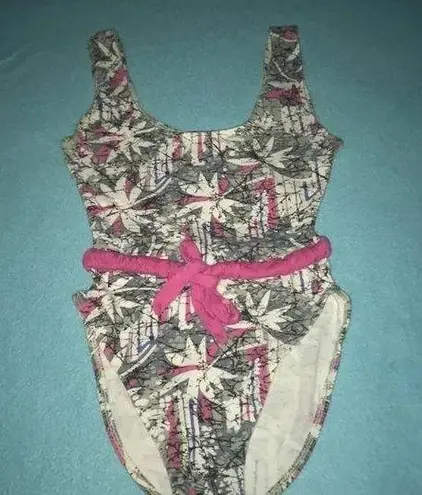 CHEETAH by Mervyn’s leotard bodysuit Gray