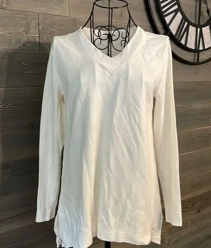Isaac Mizrahi live V-neck Long sleeve top