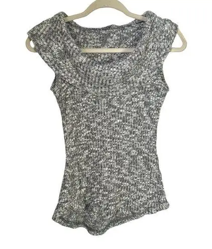 Threads 4 Thought Women Size XS Gray Sleeveless Knit Sweater Cowl Neck Top