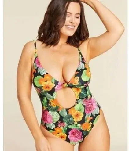 ANDIE Swim The Santorini One Piece Compression Minimalist Floral NWT X Small