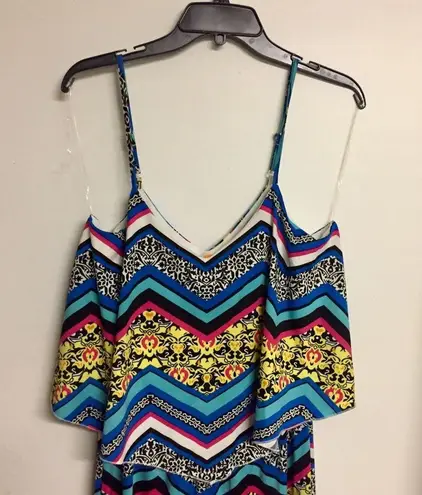 Magic Colorful Jumpsuit Sz M Gently Used