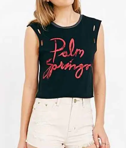 Urban Outfitters Distressed Palm Springs muscle tee Size Small