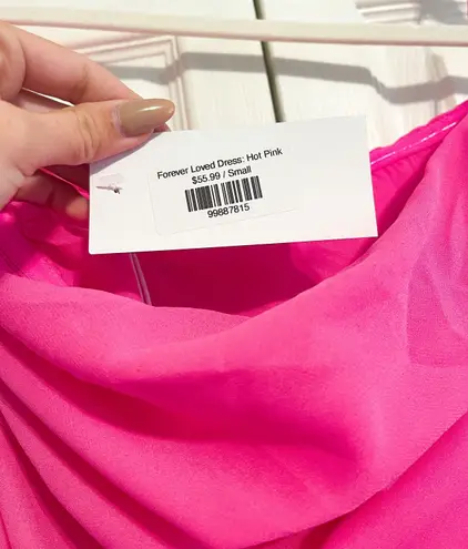 Hope's NWT Hot Pink Strapless dress