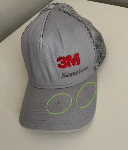 New Era Cap New Era 3M Abrasives Mesh Snapback Gray Baseball Hat Cap