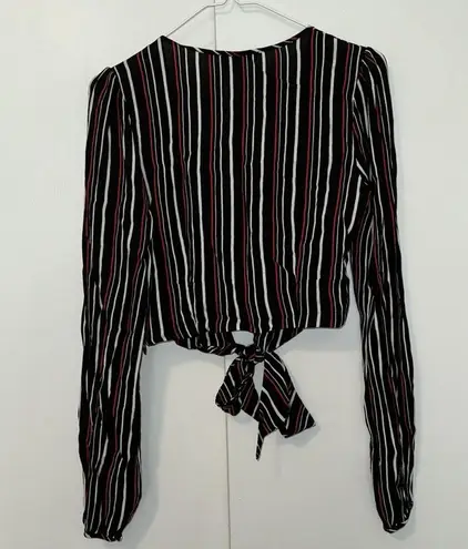 Yumi Kim It Takes Two Stunner Striped Crop Top Blouse Women’s XXS