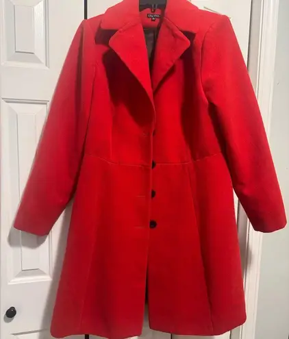 City Chic  plus sz red coat Medium 18