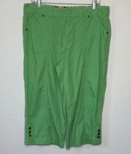 kim rogers  Capri Pants Green