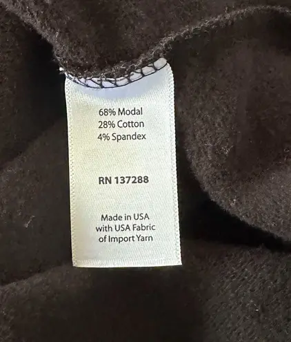 Year Of Ours Mock Neck Sweatshirt In Black