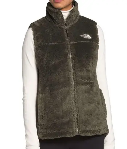 The North Face  Women’s Mossbud Insulated Reversible Vest Fleece Green