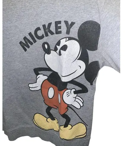 Disney  Mickey Mouse Gray Sweater Size Medium