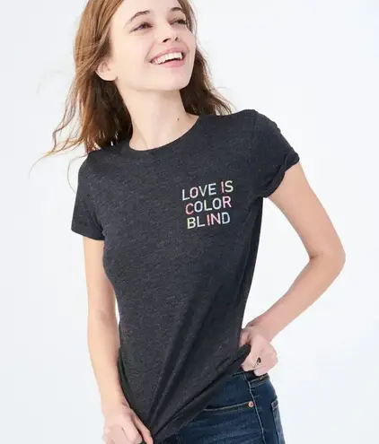 Free State Aeropostle Love Is Colorblind Graphic Tee Size Medium