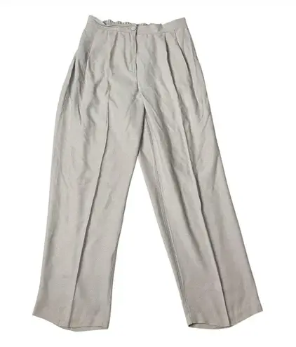 VINTAGE Taupe Pantsuit 3 Piece Pants Tank Shirt Sleeve Over Shirt Size XL