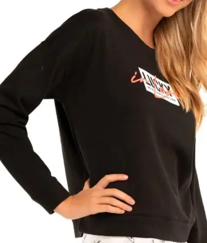 lucky in love pullover black sweatshirt size XS