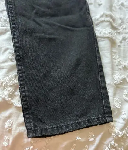 H&M  Size 6 Black Ripped Boyfriend Low waist Jeans