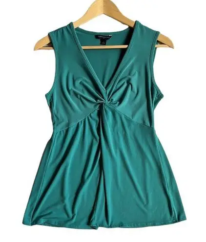 Banana Republic Factory Seafoam Green Sleeveless Twist Front Tank Top Size Small