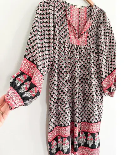 Ulla Johnson  | Bazaar Silk Dress in Light Indian Floral | Sz 0