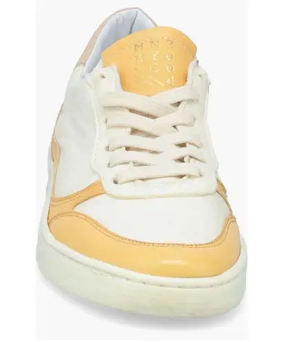 Miz Mooz Veronica Leather Sneaker Lightweight Yellow/White Size 8.5 Euro 39, NWT