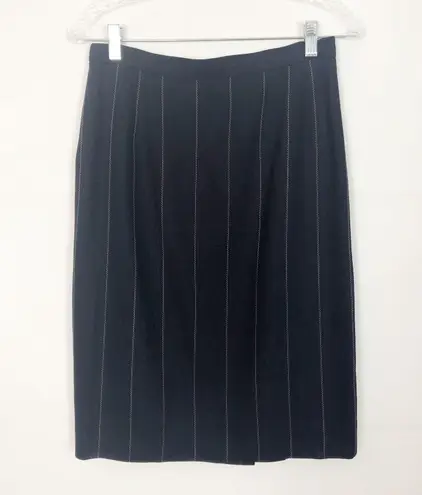 Giorgio Armani Le Collezioni 100% Wool High Waisted Skirt Size 10