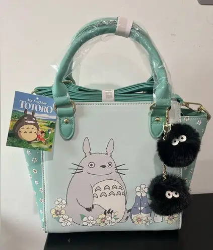 Her Universe Studio Ghibli My Neighbor Totoro Soot Sprite Fuzzy Charm Satchel Bag