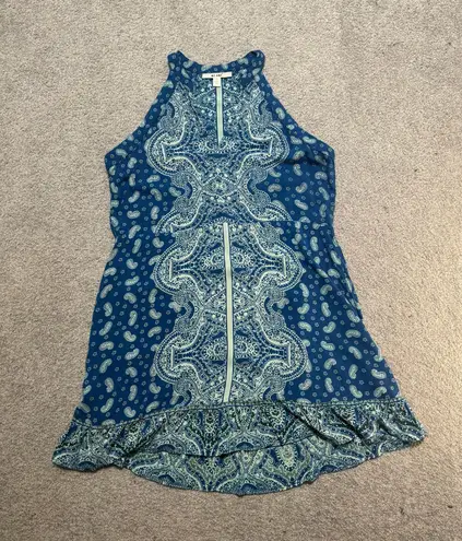 Mi Ami Blue and White Paisley Dress