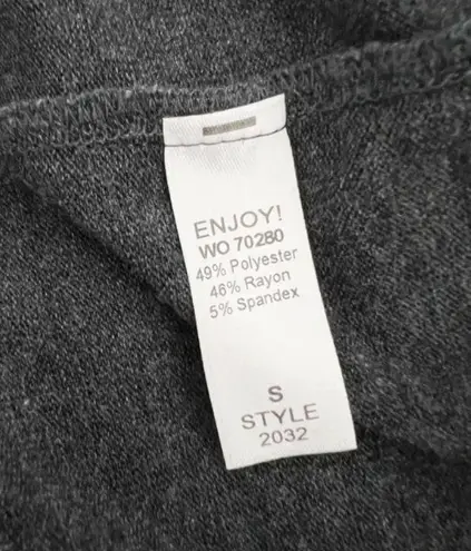 Michael Stars Soft Stretch Knit Pullover Long Sleeve Cowl Neck Sweater Dress S