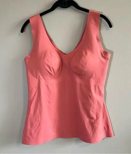 Knix (XXL 2XL) LuxeLift Tank Top Wireless Coral Pink Fitted Stretchy Cami