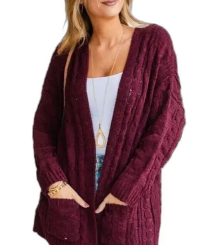 Love Tree  x Anthropologie Chunky Knit Cardigan LSWT035