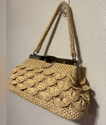 Patricia Nash Raffia Ferrara Woven Hand Bag | Purse