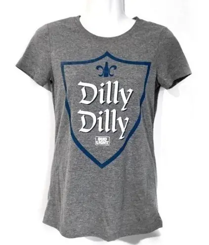 NWOT Gray Bud Light Dilly Graphic Tee T Shirt New