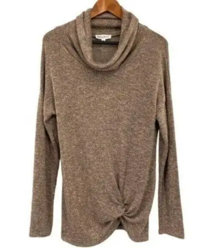 Wonderland by Orange Women’s Oatmeal Cowl Neck Sweater
