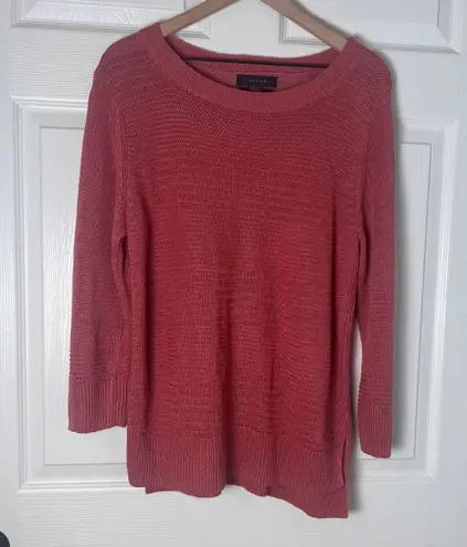Tahari 100% Linen Knit Lightweight Sweater