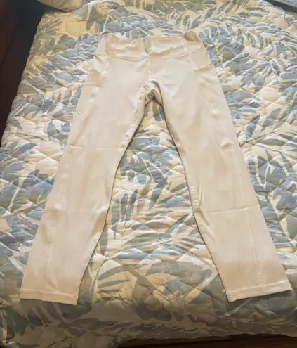 Fabletics  Oasis PureLuxe High-Waisted Legging Light Grey Sz M