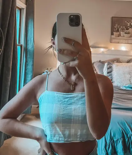 Blue Blush Tank Top