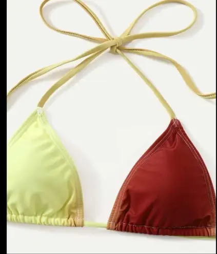 Boutique Red & Yellow, Ombre, Bikini Set