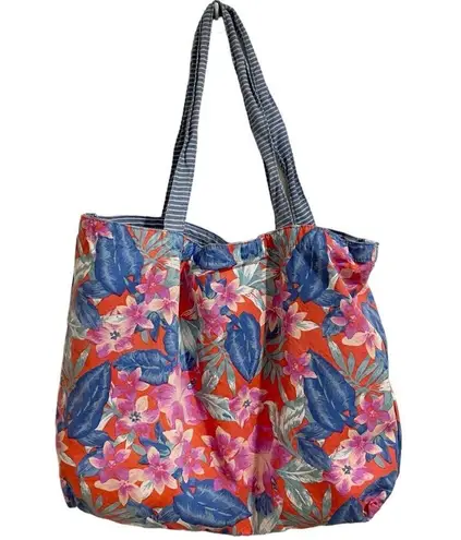 American Eagle  Outfitters Red Floral Tote Bag