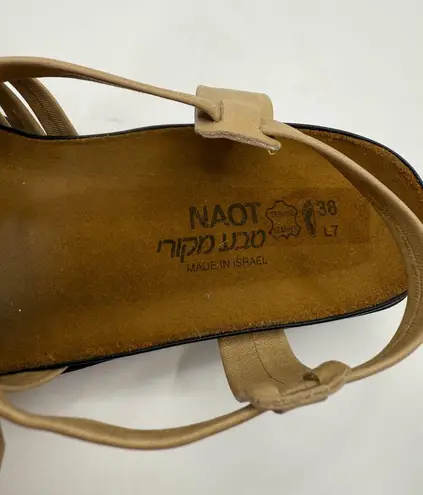 Naot Strap Sandals Tan Size 7.5
