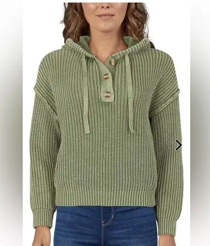 Natural Reflections Knit Hoodie Sweater size XL