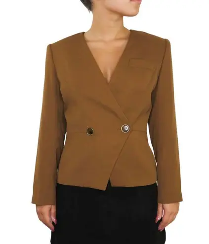 Stirling Cooper 1990s Vintage Blazer Copper Brown Formal Blazer Jacket Small