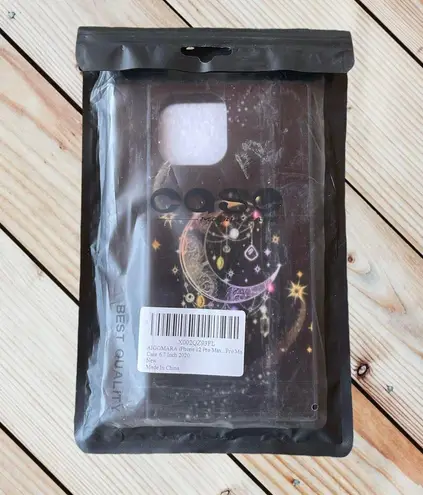 iPhone 12 Pro Max Crystal Moon Case Black