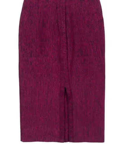 Alberto Makali Bandage Mock Neck Sheath Dress Heathered Spacedye Purple Medium