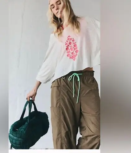 Free People Movement My Time Logo Top White Size L