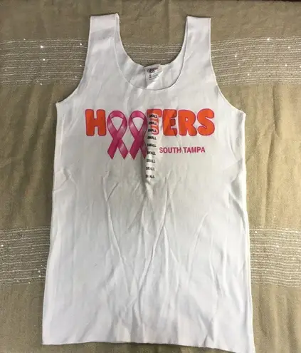 Hooters B25-5 New Girl Uniform Breast Cancer Pink Ribbon Tank South Tampa Small